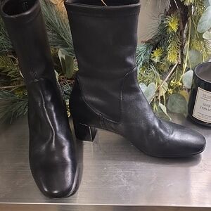 Stuart Weitzman Black Heeled Boots